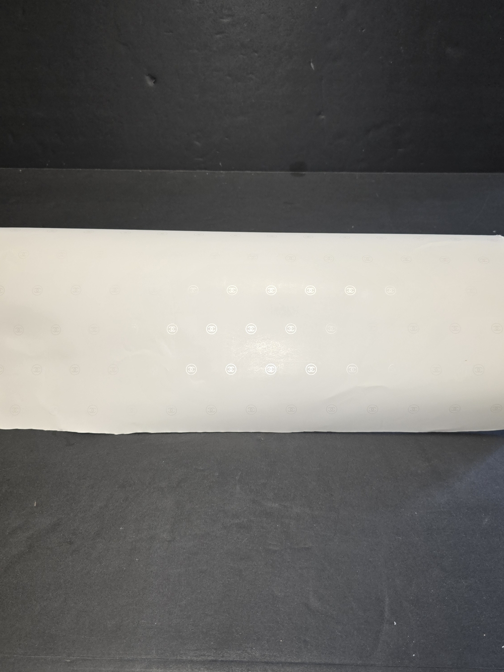 CHANEL White Emblematic Gift Wrap Roll